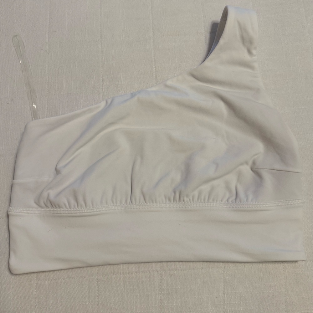 Lululemon Align Asymmetrical Bra - White - Size 8